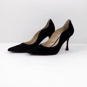 Vince Camuto Elegant Black Velvet Women's Heels size 8.5